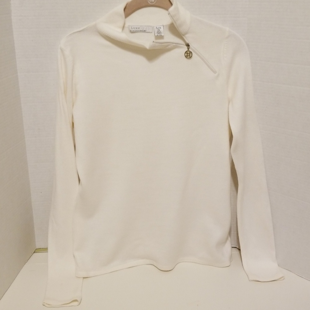 Luxe 360 Cream Sweater